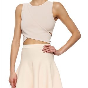 Jonathan Simkhai crossover top with matching skirt